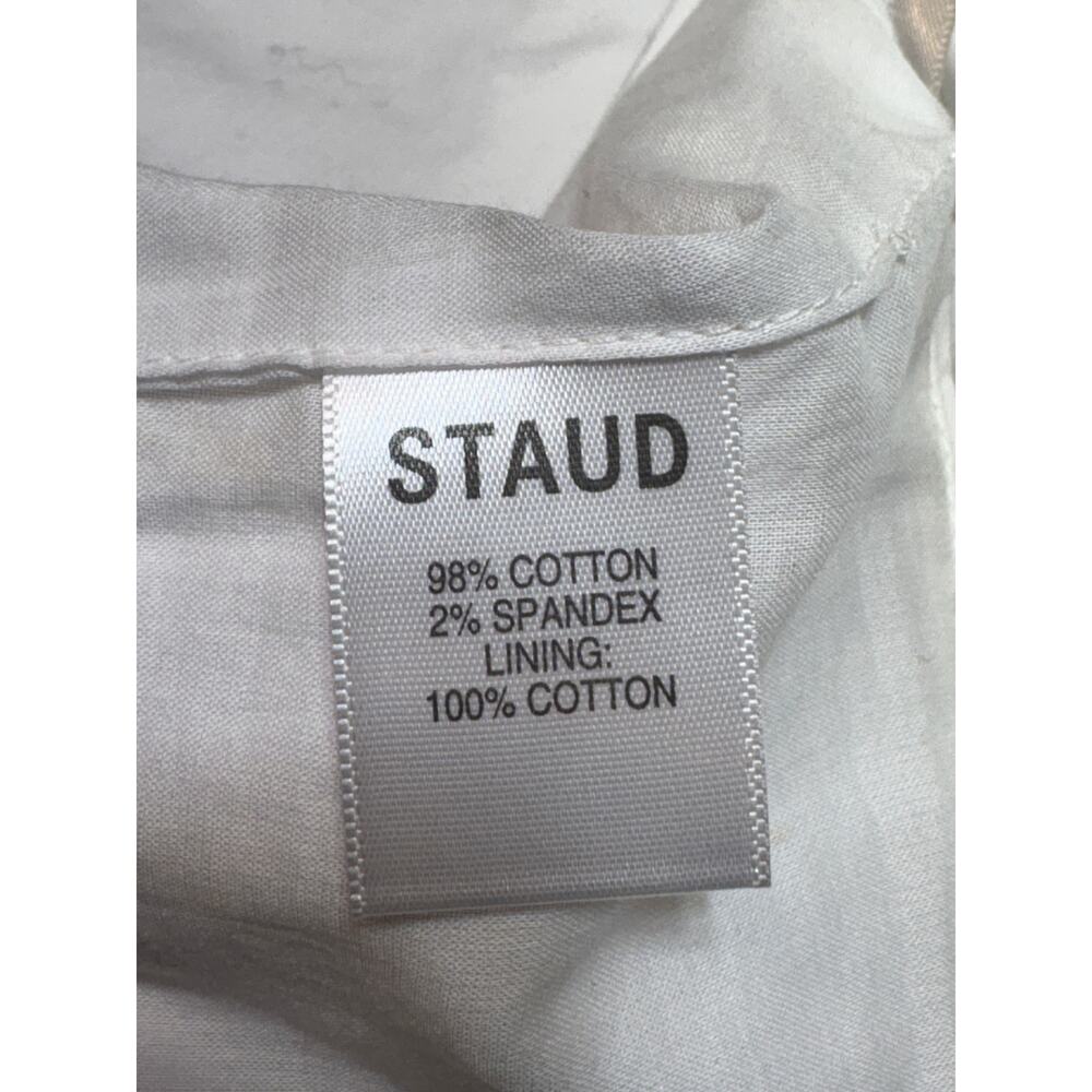 Staud 100% Cotton Halter Side Zipper Size 14 NWT - Picture 8 of 16